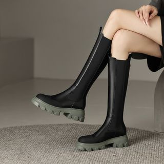 Image of ID 1312557186 Faux Leather Boots (Various Designs)