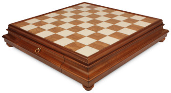 Image of ID 1365854325 Italfama Tuscan Marble & Tilia Wood Two Drawer Chess Case - Large