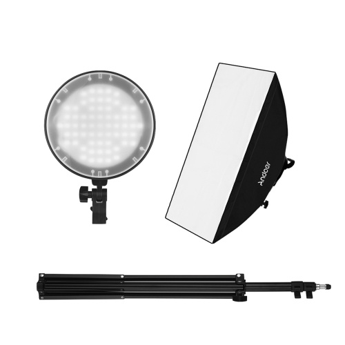 Image of ID 1375548764 Andoer Studio Photography Softbox LED Light Kit