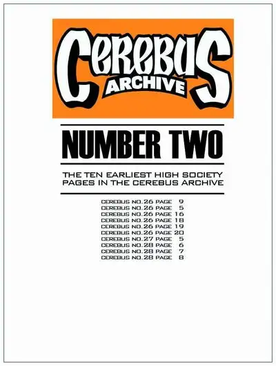 Image of ID 1377640408 Cerebus Archive Vol 02