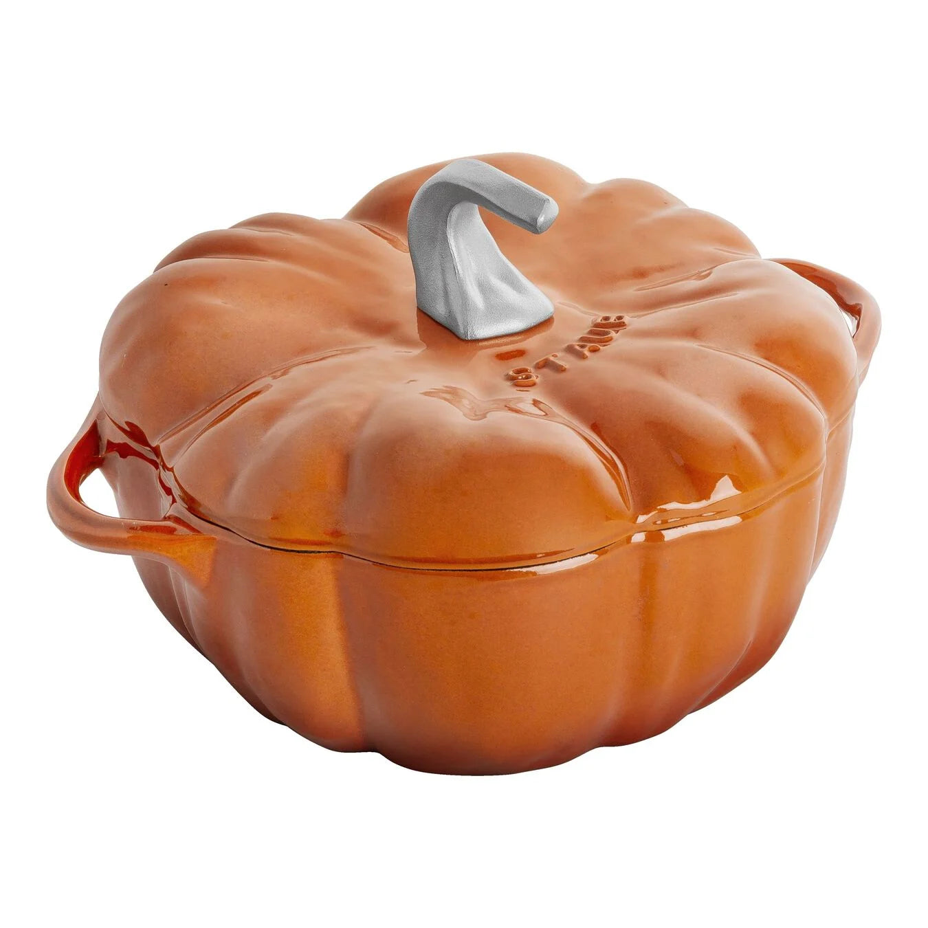 Image of ID 1379679401 Staub Cast Iron Pumpkin Cocotte 35-Quart Burnt Orange