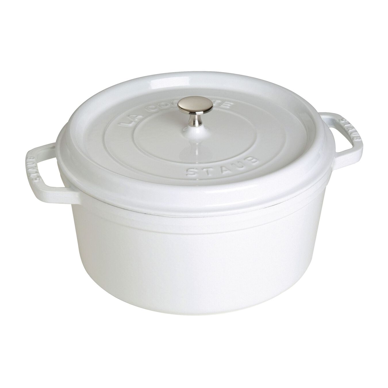 Image of ID 1379679486 Staub Cast Iron Round Cocotte Oven 7-qt White