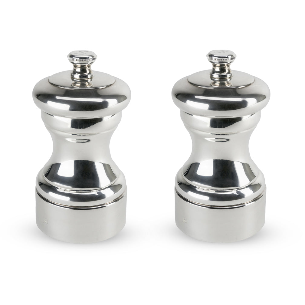 Image of ID 1379679913 Peugeot Mignonnette Silverplate Pepper & Salt Mill Set 4-in