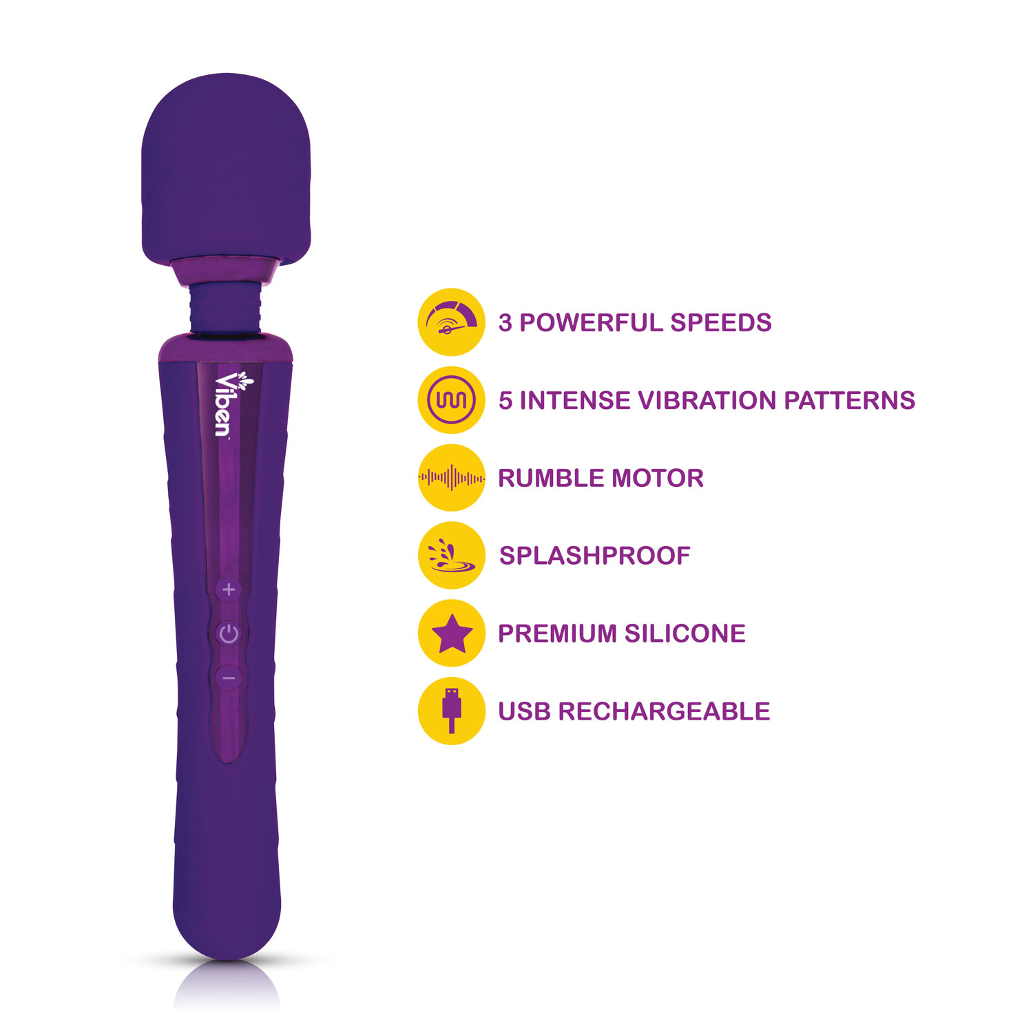 Image of ID 1379779420 Obsession - Intense Wand Massager - Violet