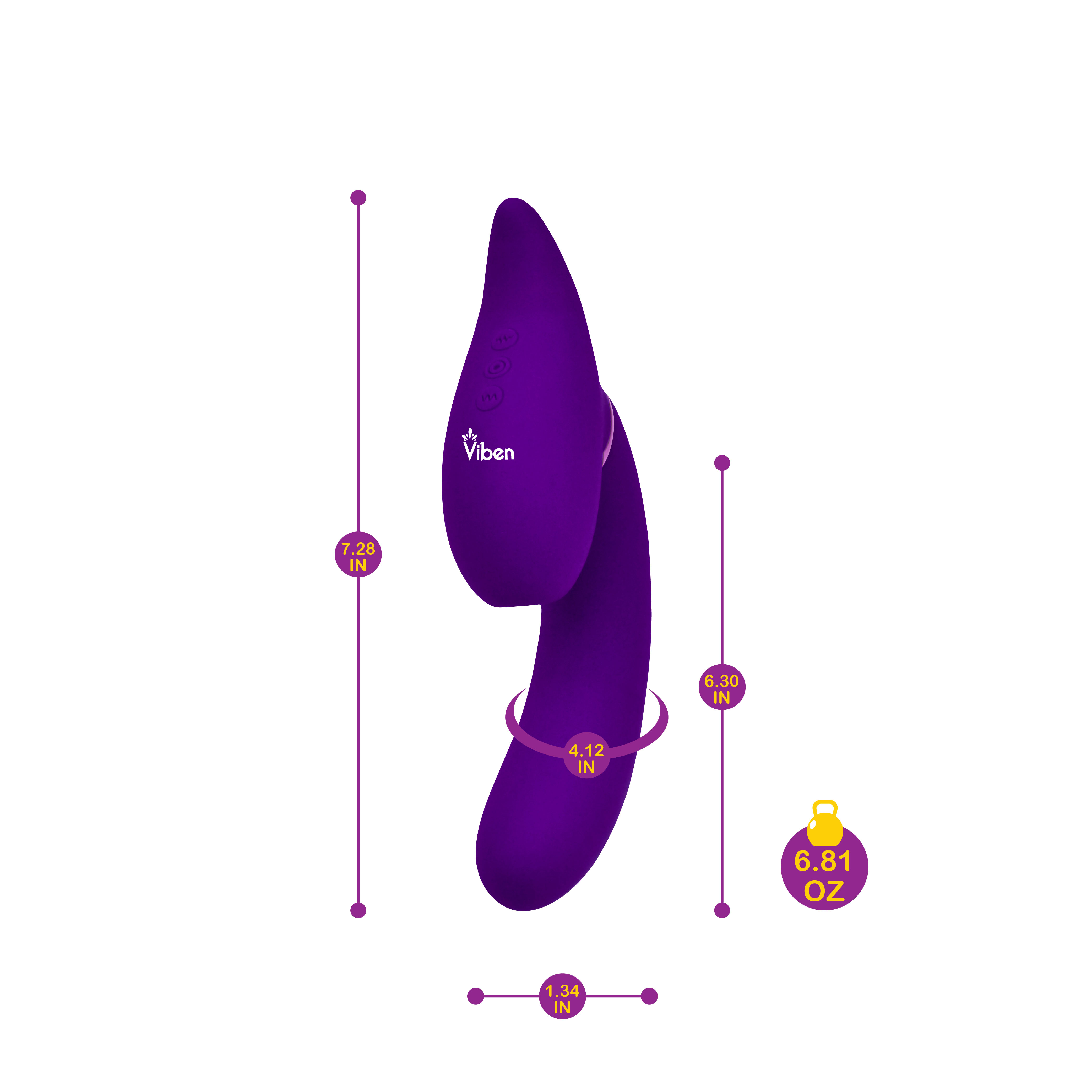 Image of ID 1379779508 Symphony - Violet - Insertable Triple Motor Vibe