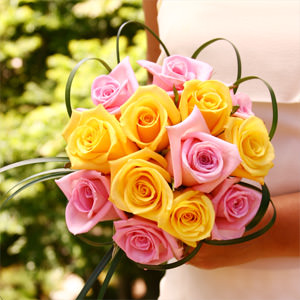 Image of ID 495070496 3 Bridal Bouquets Yellow Roses