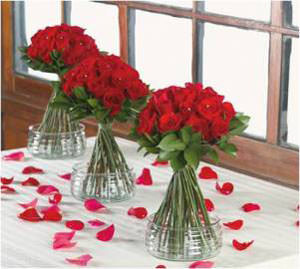 Image of ID 495071149 6 Wedding Centerpieces Roses