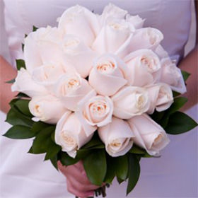 Image of ID 495071280 Ivory Roses Bridal Bouquet