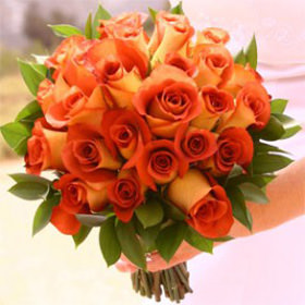 Image of ID 495071506 Terracota Roses Bridal Bouquet