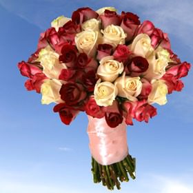 Image of ID 495071727 Bridal Bouquet with 36 Roses