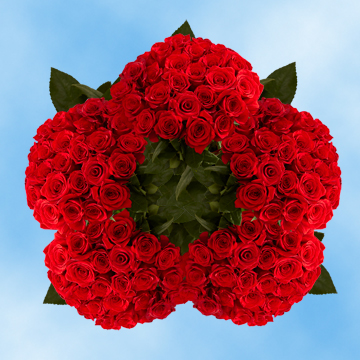 Image of ID 495071759 250 Fresh Cut Dark Red Roses
