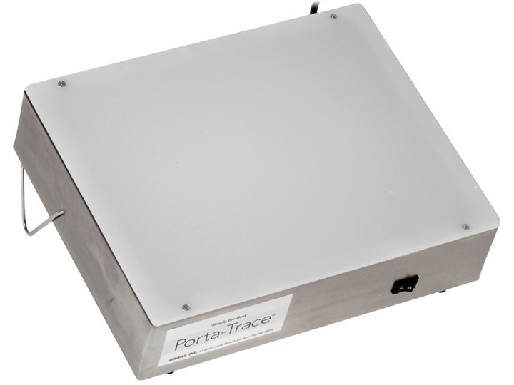 Image of ID 617022227 Porta-Trace 10x12 Stainless Steel 3 LED Lightbox