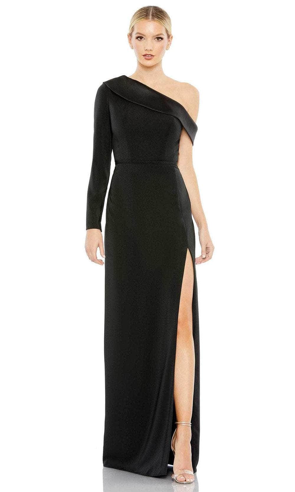 Image of Ieena Duggal 26726 - Asymmetrical Bodice Evening Gown