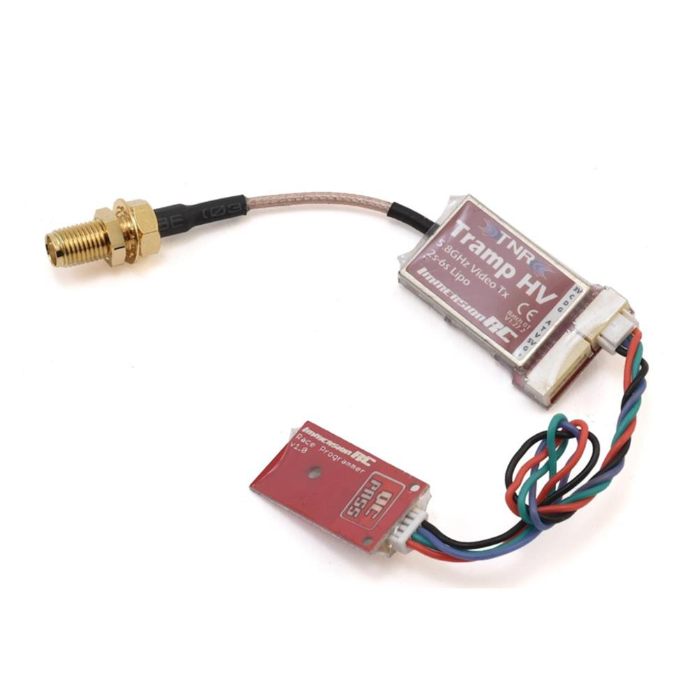 Image of ImmersionRC Tramp HV 58GHz 48CH Raceband 1mW to>600mW Video FPV Transmitter International Version for RC Racing Drone