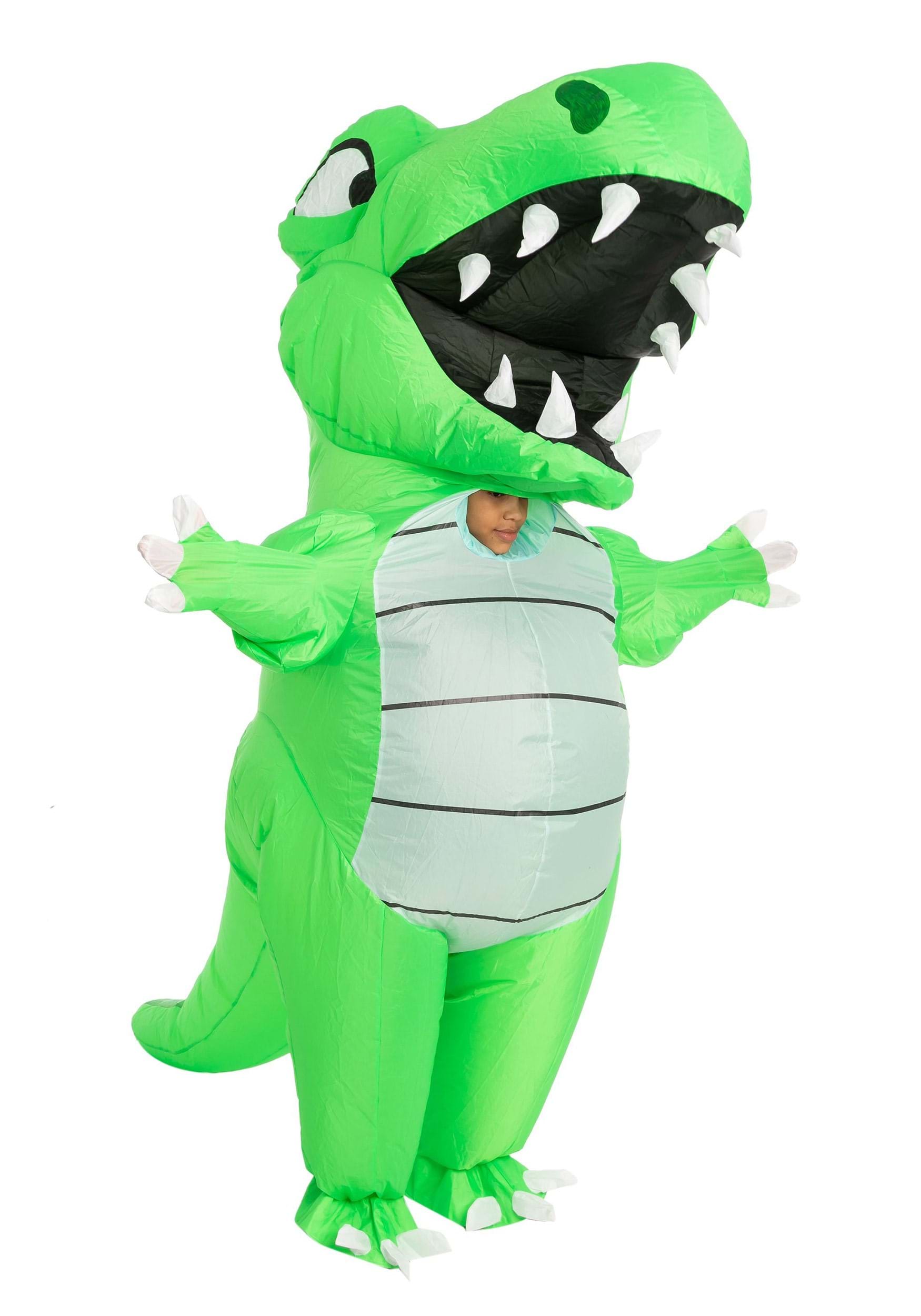 Image of Inflatable Adult Green Dino Costume ID JY20122-ST