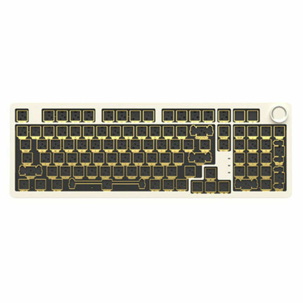 Image of JAMESDONKEY RS2 Mechanical Keyboard Customized Kit Hot-Swap White Light 96% Wired bluetooth 24G Triple Mode