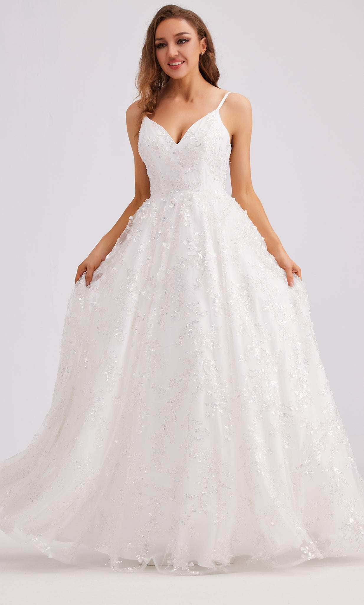 Image of J'Adore Dresses J23035 - Embellished Tulle Ballgown