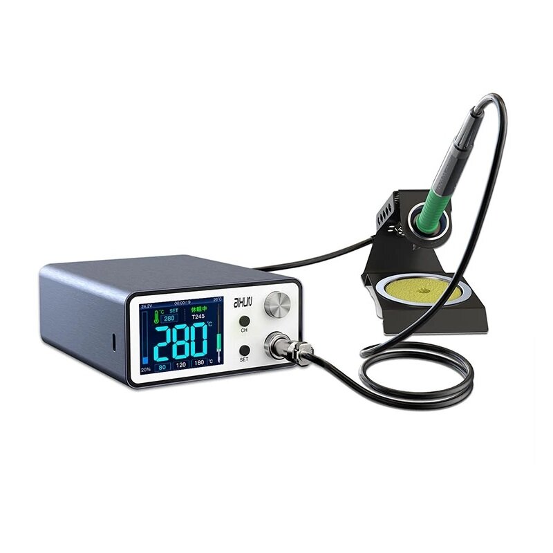 Image of JC AIXUN T3A 200W Intelligent Soldering Station with Electric Soldering Iron T12/T245/936 Handle Welding Tips for SMD BG