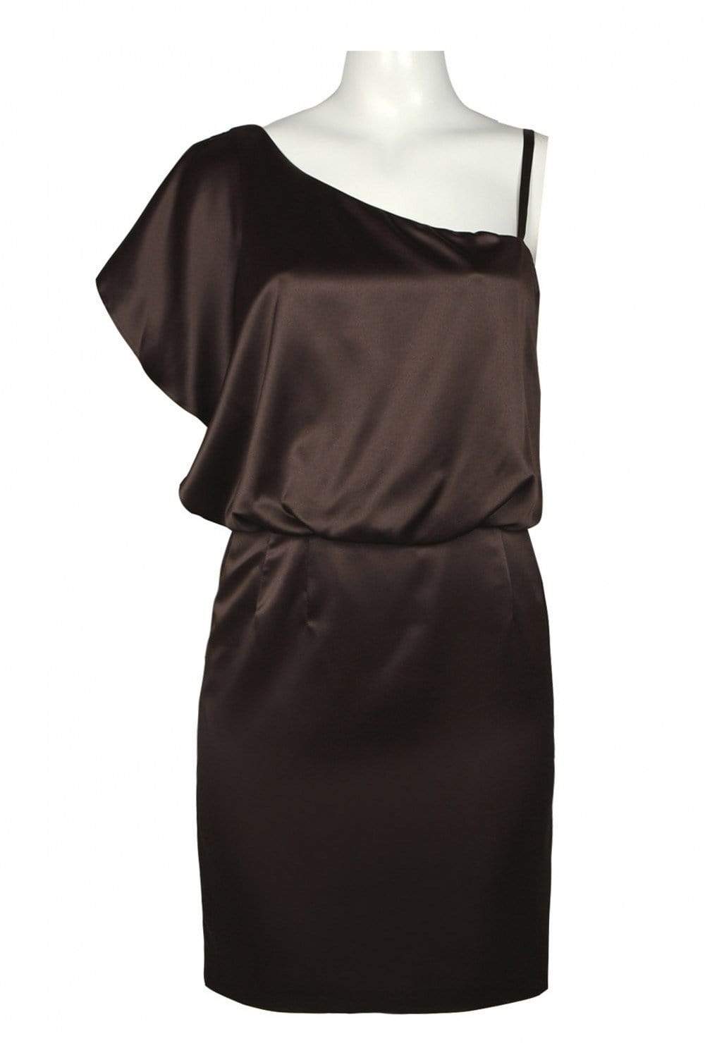 Image of Jessica Simpson - JS1R3164 One Shoulder Flutter Sleeve Cocktail Dress
