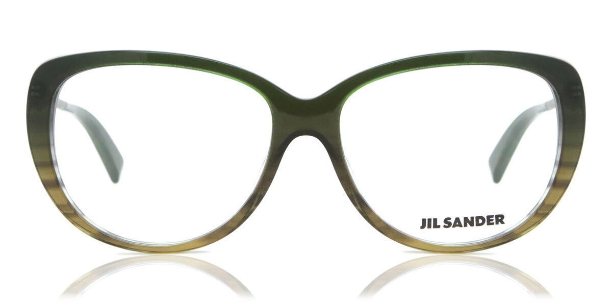 Image of Jil Sander J 4003 C Óculos de Grau Verdes Feminino BRLPT