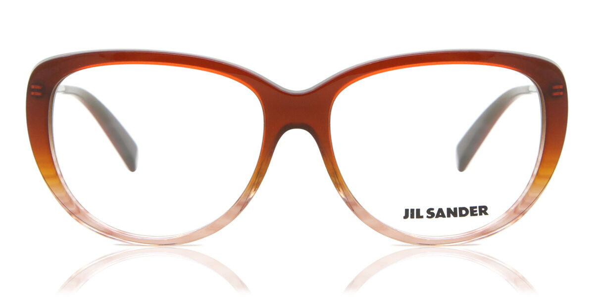 Image of Jil Sander J 4003 D Óculos de Grau Marrons Feminino PRT