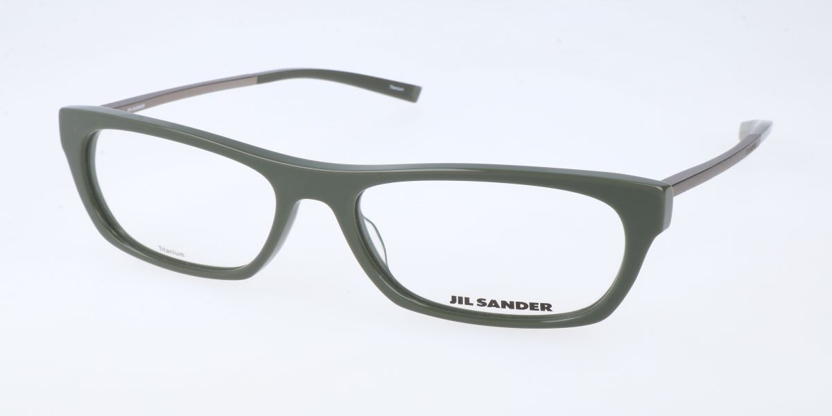 Image of Jil Sander J 4006 B Óculos de Grau Verdes Masculino PRT