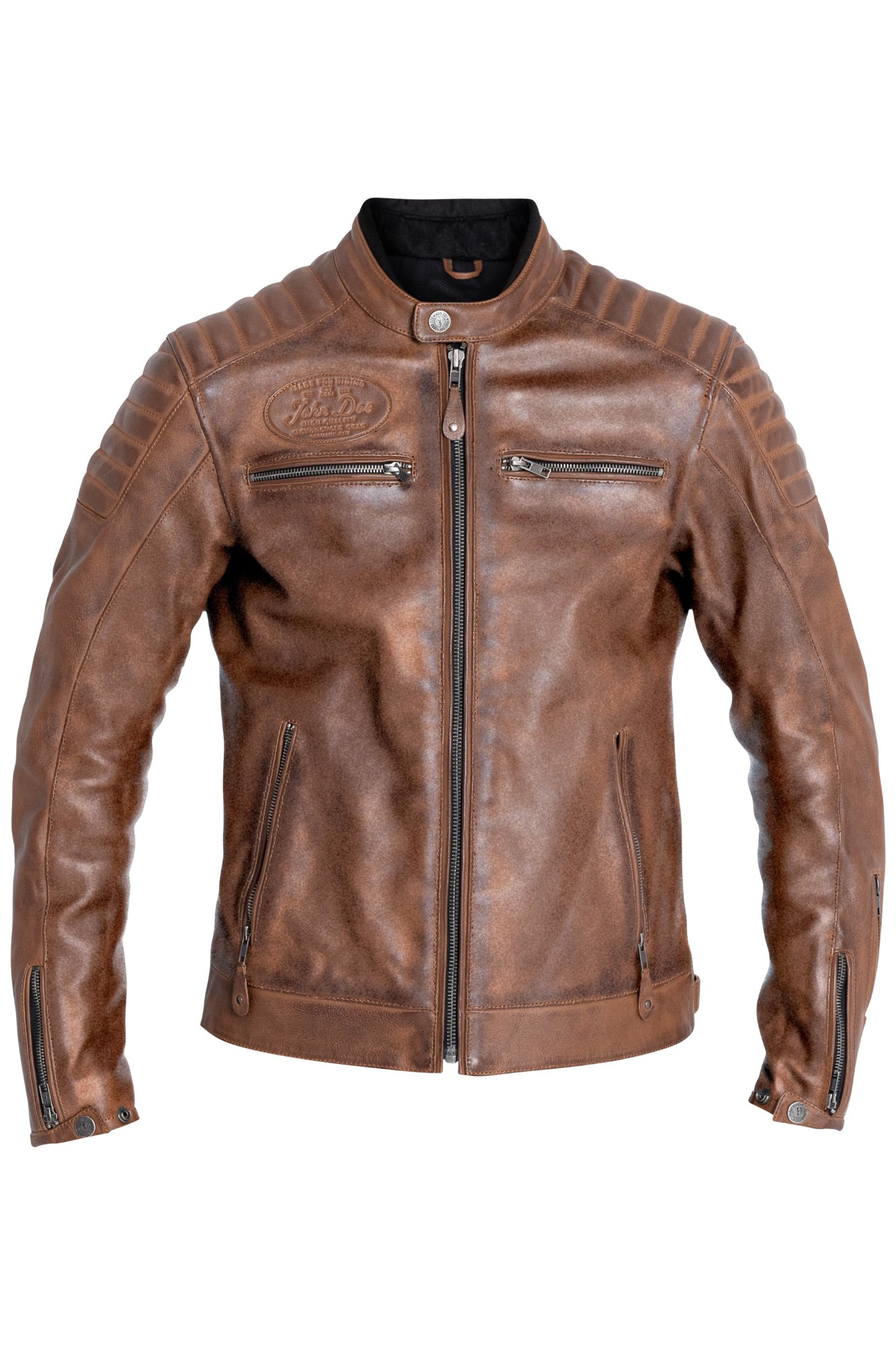 Image of John Doe Leather Dexter Marron Blouson Taille S