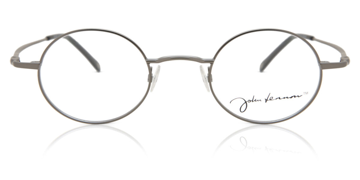 Image of John Lennon JO01 02-M 45 Srebrne Męskie Okulary Korekcyjne PL