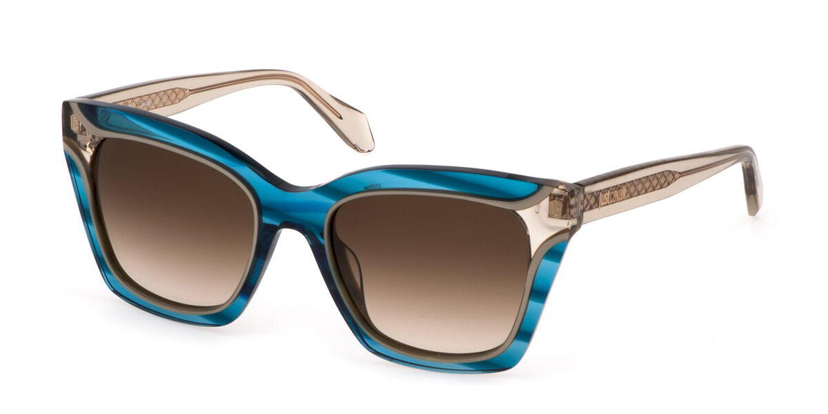 Image of Just Cavalli SJC024V 0931 52 Lunettes De Soleil Femme Bleues FR