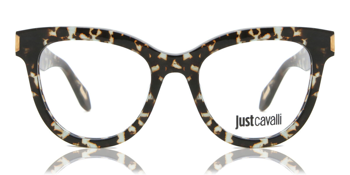 Image of Just Cavalli VJC004 03KA 51 Tortoiseshell Damskie Okulary Korekcyjne PL