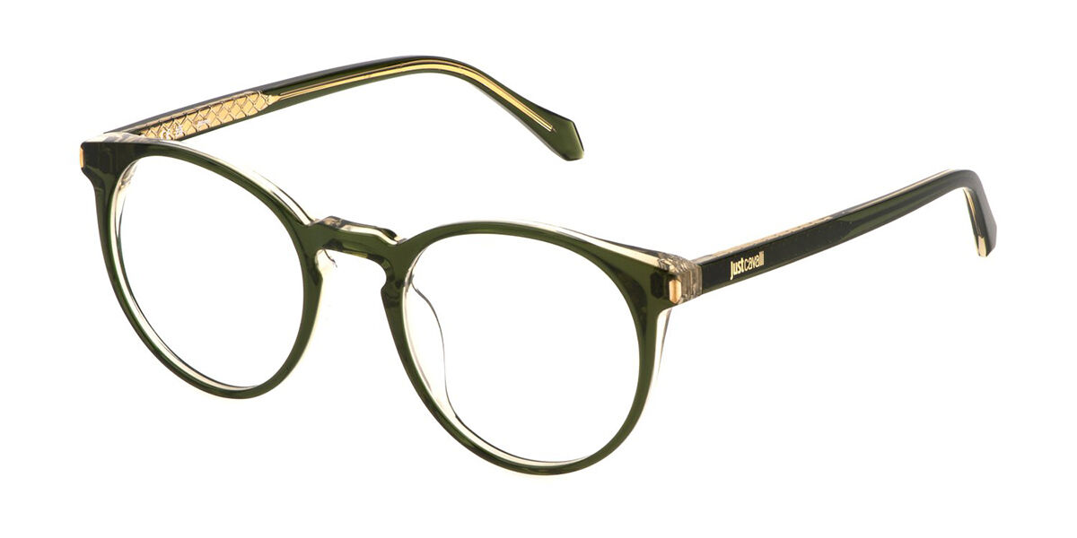 Image of Just Cavalli VJC049 09XF Óculos de Grau Verdes Feminino BRLPT