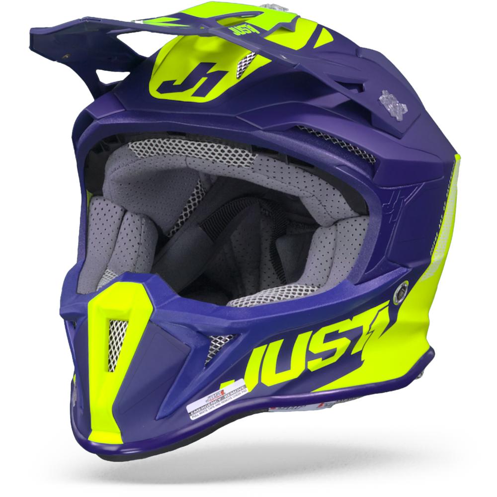 Image of Just1 J18 MIPS Pulsar Gris Camo Negro Casque Cross Taille XS