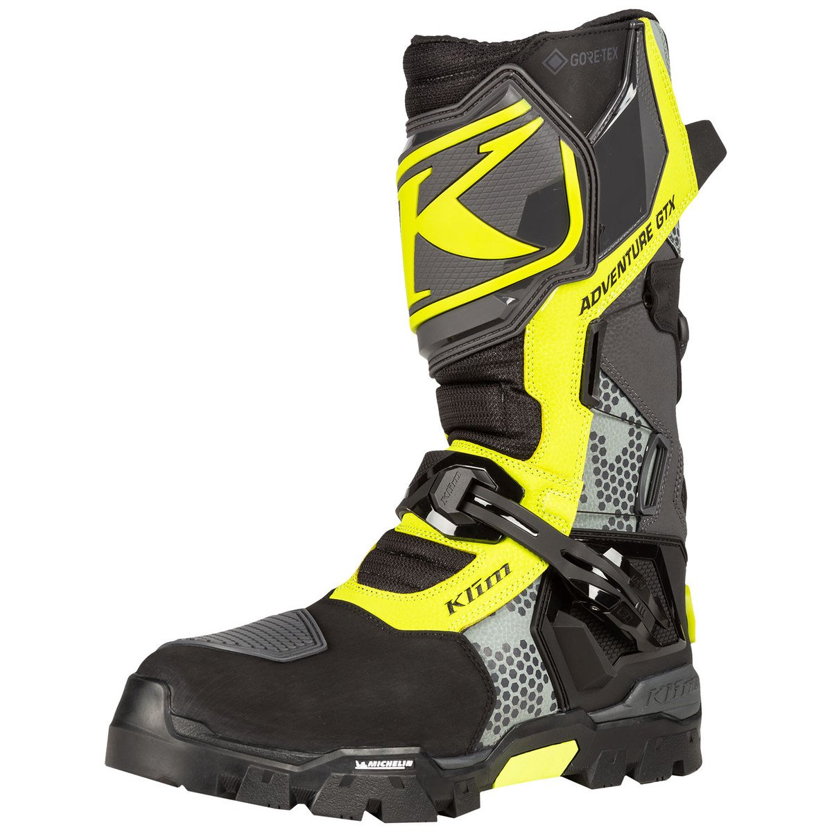 Image of KLIM Adventure GTX Asphalt Hi-Vis Stiefel Größe US 7