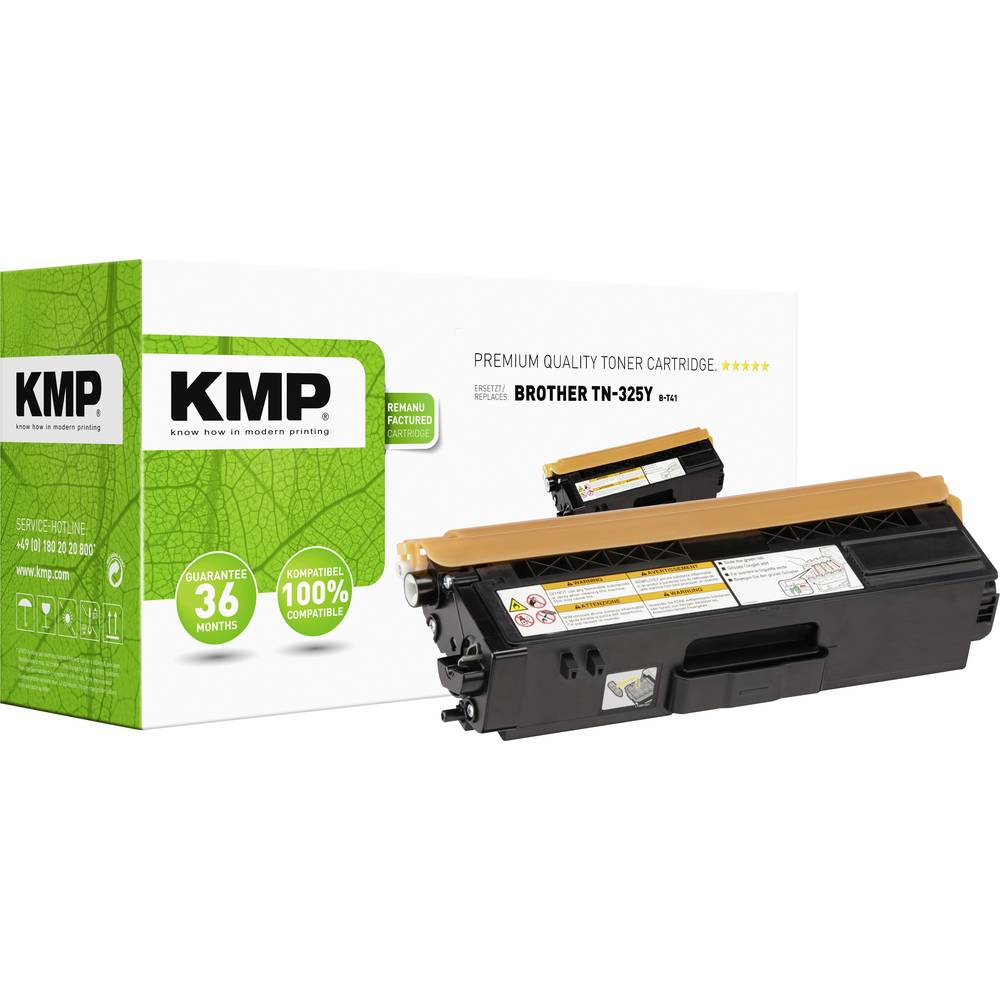 Image of KMP Toner cartridge replaced Brother TN-325Y TN325Y Compatible Yellow 3500 Sides B-T41