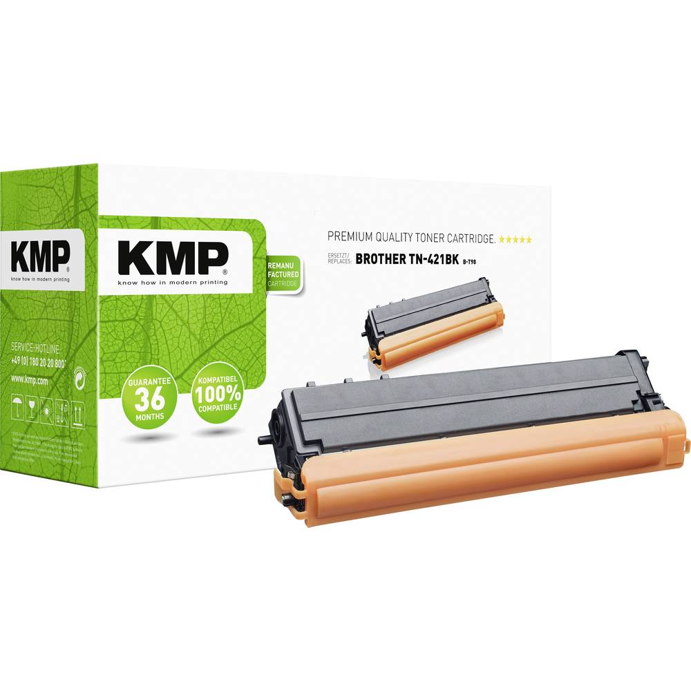 Image of KMP Toner cartridge replaced Brother TN-421BK TN421BK Compatible Black 3000 Sides B-T98
