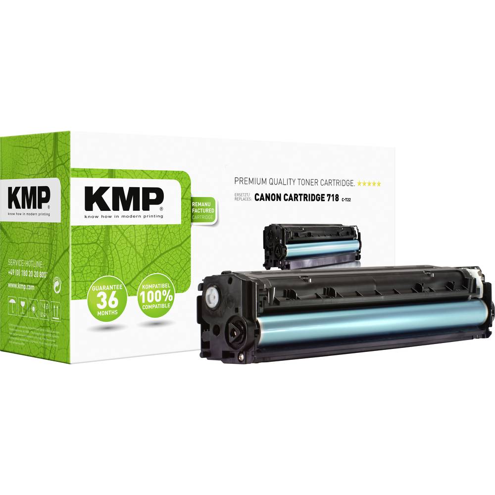 Image of KMP Toner cartridge replaced Canon 718 Yellow 2900 Sides C-T22