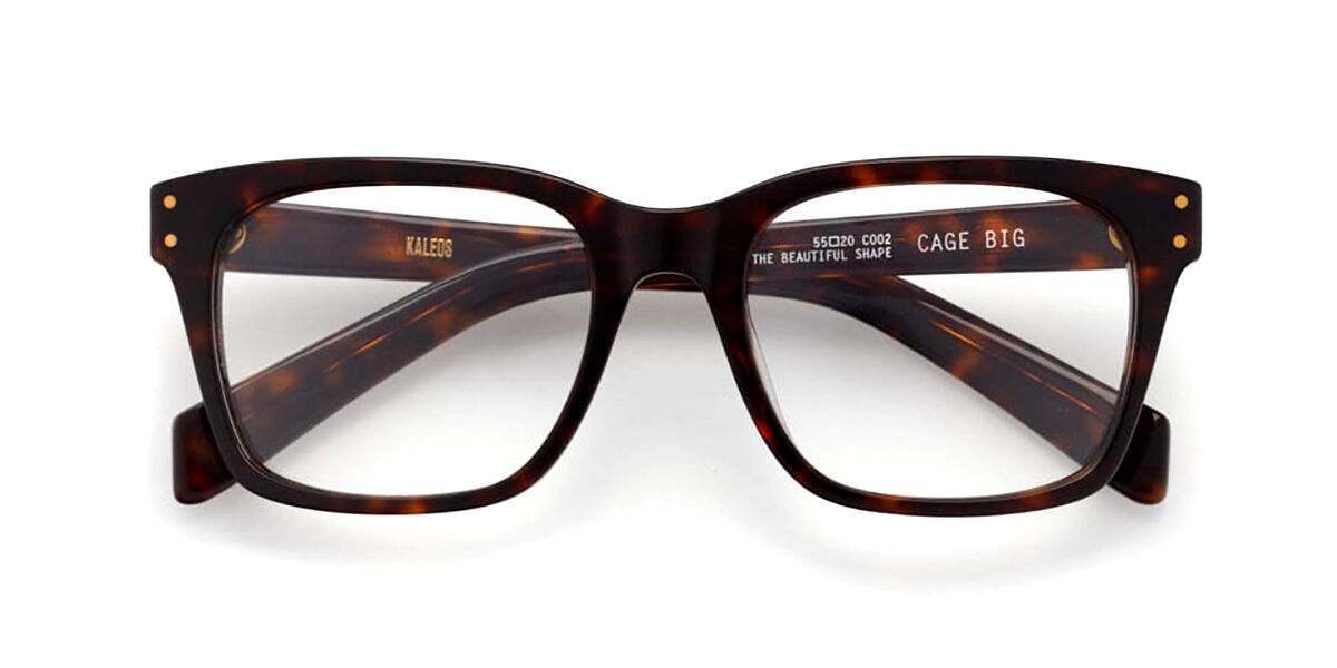 Image of Kaleos Cage Big C2 Óculos de Grau Tortoiseshell Masculino BRLPT