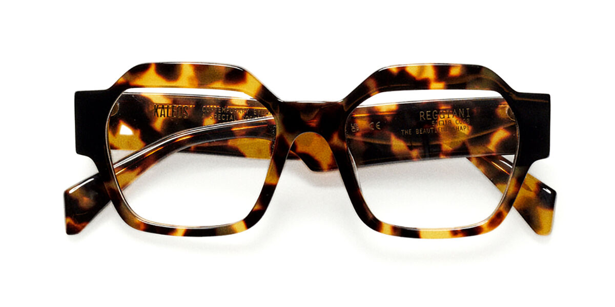 Image of Kaleos Reggiani C8 Óculos de Grau Tortoiseshell Feminino PRT