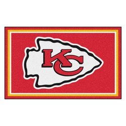 Image of Kansas City Chiefs Floor Rug - 4x6