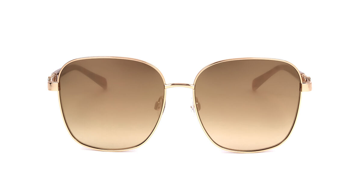 Image of Karen Millen KM7020 410 58 Lunettes De Soleil Femme Dorées FR