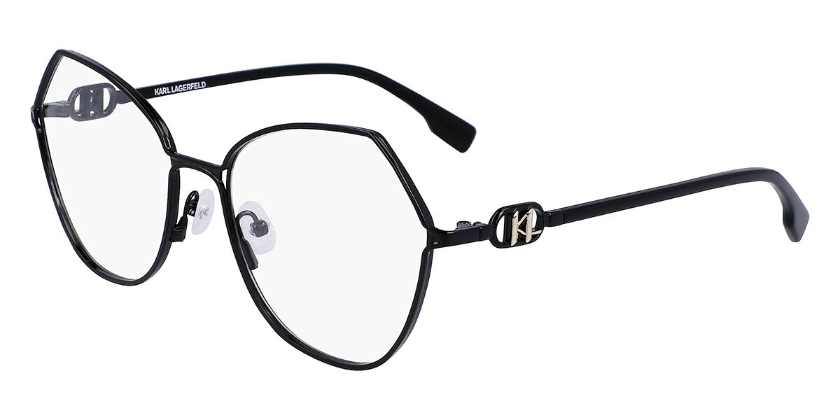 Image of Karl Lagerfeld KL 343 001 Óculos de Grau Pretos Feminino BRLPT