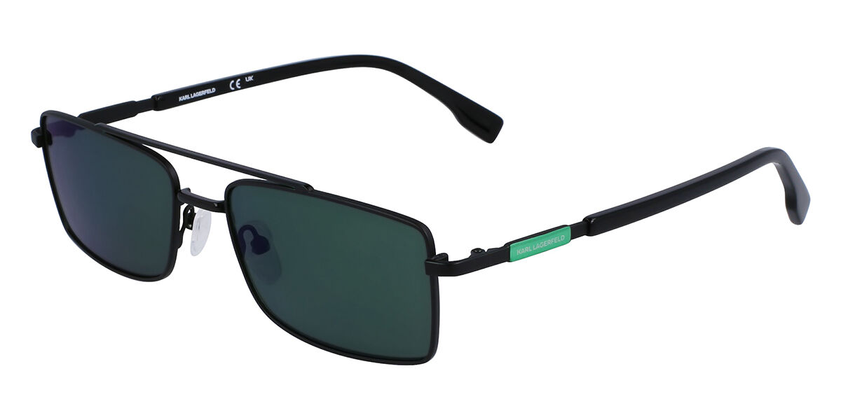 Image of Karl Lagerfeld KL 348S 002 Óculos de Sol Pretos Masculino PRT