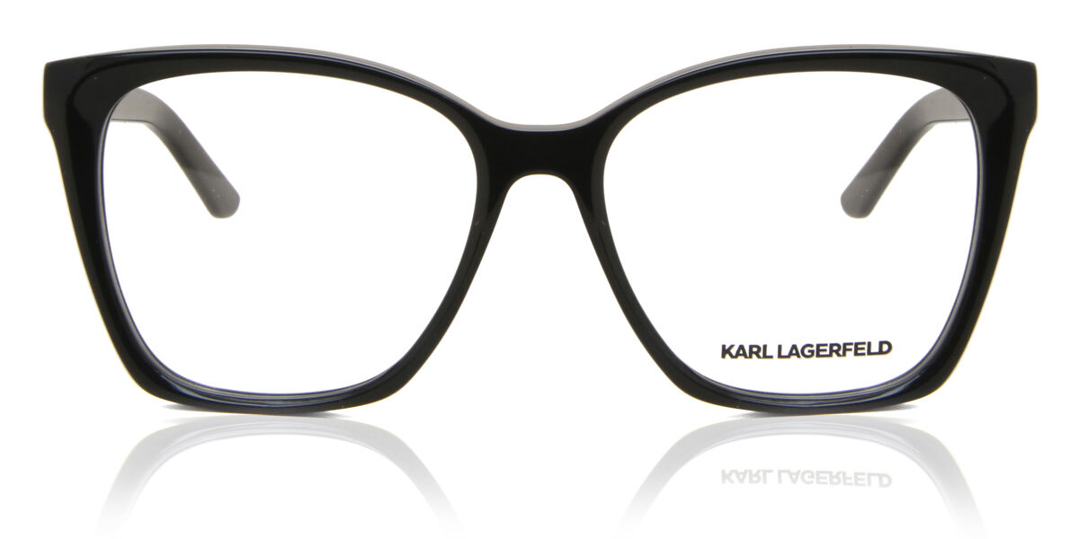 Image of Karl Lagerfeld KL 6050 001 Óculos de Grau Pretos Feminino BRLPT