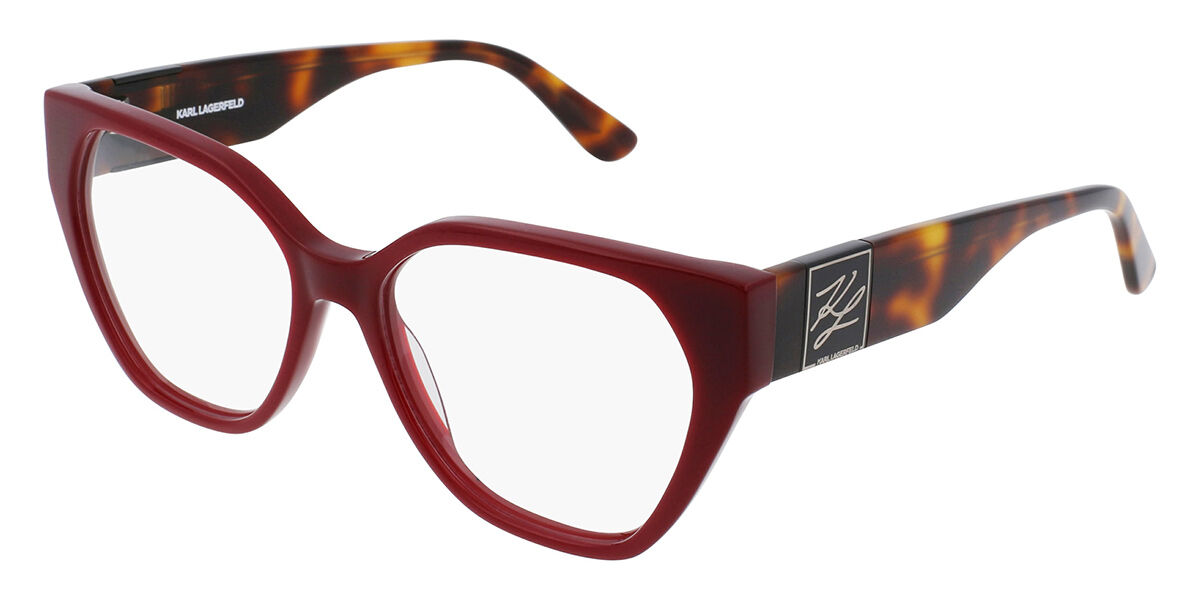 Image of Karl Lagerfeld KL 6053 604 54 Burgundy Damskie Okulary Korekcyjne PL