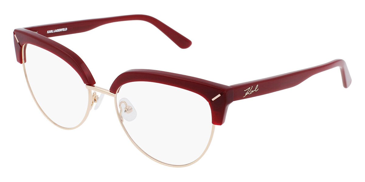 Image of Karl Lagerfeld KL 6054 604 54 Burgundy Damskie Okulary Korekcyjne PL