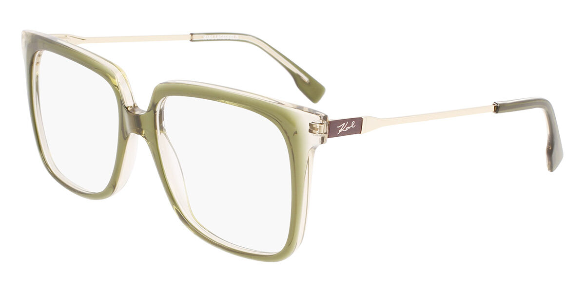 Image of Karl Lagerfeld KL 6077 305 Óculos de Grau Verdes Masculino BRLPT