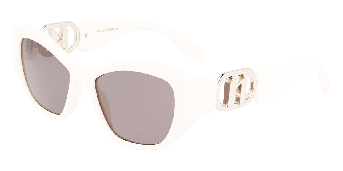Image of Karl Lagerfeld KL 6086S 105 Óculos de Sol Brancos Feminino PRT
