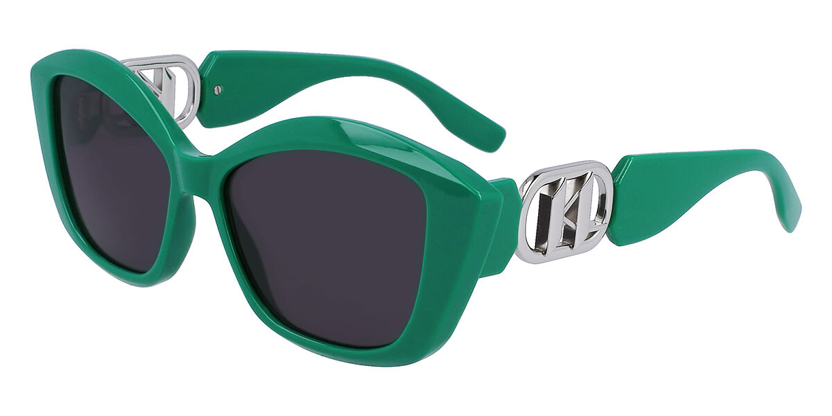 Image of Karl Lagerfeld KL 6102S 300 Óculos de Sol Verdes Feminino BRLPT