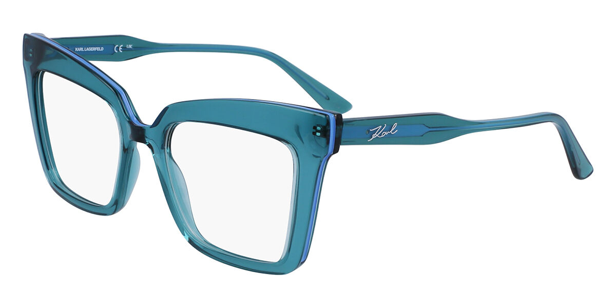 Image of Karl Lagerfeld KL 6136 425 Óculos de Grau Azuis Feminino BRLPT