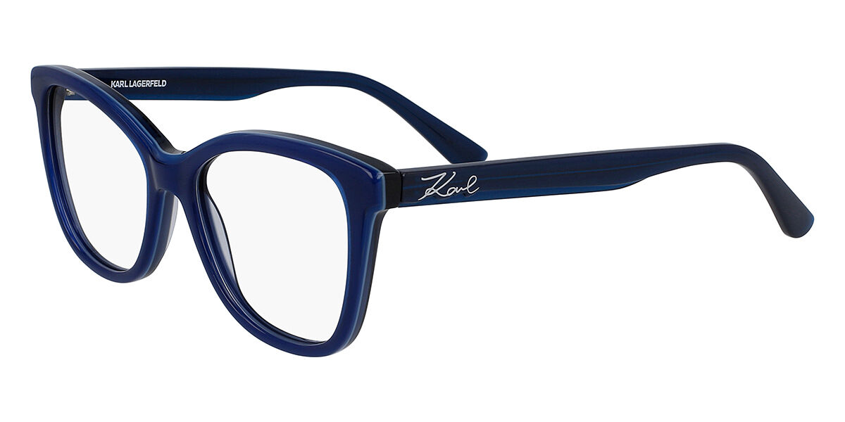 Image of Karl Lagerfeld KL 972 077 50 Niebieskie Damskie Okulary Korekcyjne PL